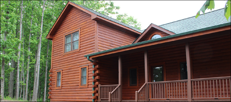 Log Home Staining in Mitchell County,  North Carolina